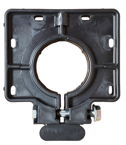 Heavy Duty Post Stiffeners for 4" x 4" Post, 2 3/8" Round Pipe