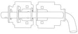 Embassy 1" MS Heavy Duty Slide Bolt Latch Galvanized