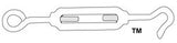 Turnbuckle 1/4"