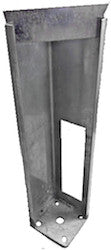 5" x 5" x 60" Galvanized Post Mount with Wedge