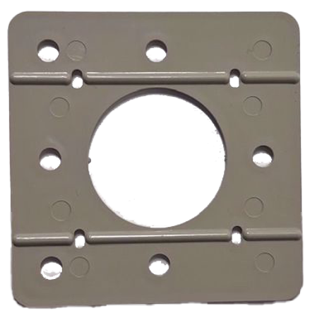 4" x 4" Post and Rail Lock Vinyl PVC