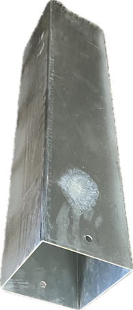Galvanized Removable Sleeve for 5"x5" Post