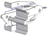 Dual Lockable Larger Economy Latch - 1/2" Bar