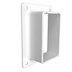 2" X 3 1/2" Straight Vinyl Railing Mounts